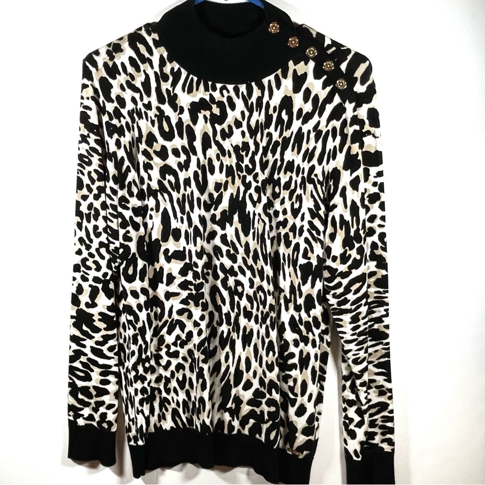 Calvin Klein Leopard Print Sweater